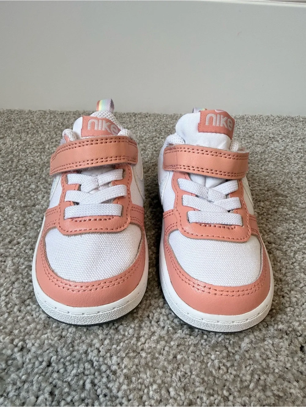 Nike Court Borough Low 2 SE1 sneakers in the White/Aura/Madder Root colorway
